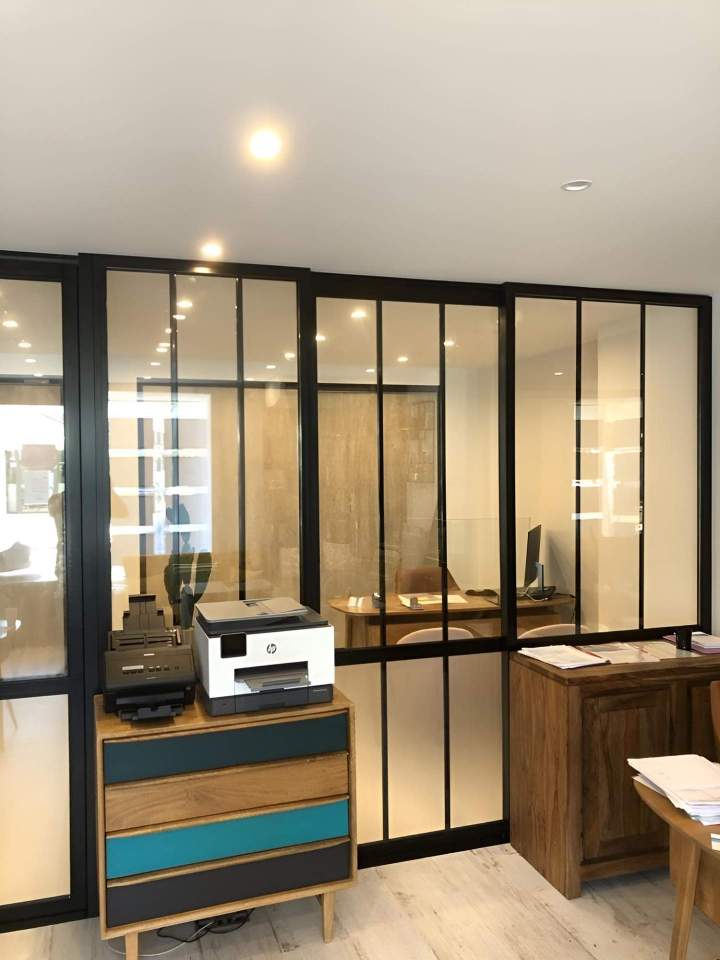 Cloison vitrée à Roquebrune-sur-Argens